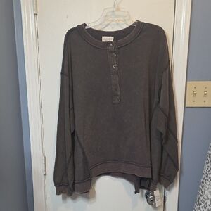 Charcoal Crewneck Womens Sweatshirt